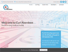 Tablet Screenshot of curl-aberdeen.co.uk